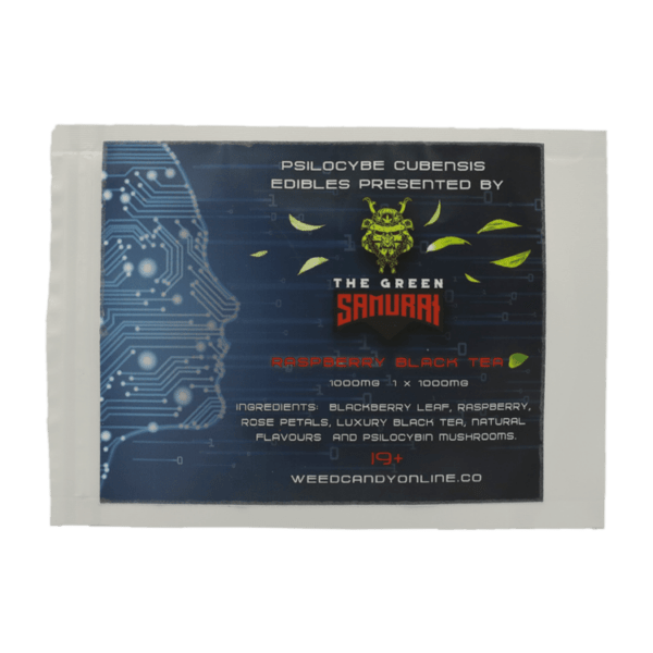 The Green Samurai - Raspberry Black Tea - 1000mg | Mushroom Gummies Canada