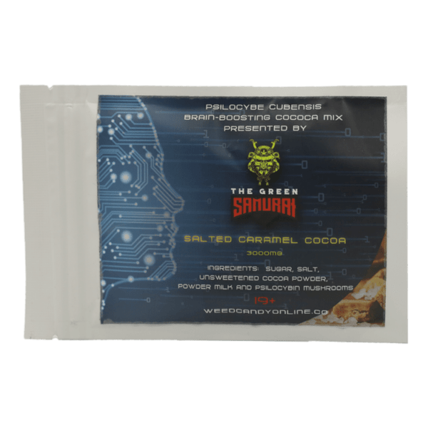 The Green Samurai - Salted Caramel Cocoa - 1g or 3g | Mushroom Gummies Canada
