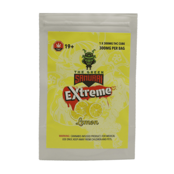 Green Samurai Extreme - Lemon Gummy 300mg THC | Mushroom Gummies Canada