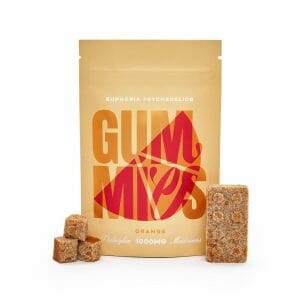 Euphoria Psychedelics – Orange Gummy 1000mg | Mushroom Gummies Canada