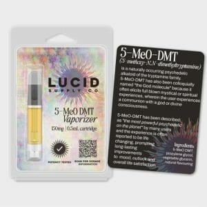 Lucid Supply Co. - 5-MeO DMT Vaporizer - 150mg/0.5mL cartridge | Mushroom Gummies Canada