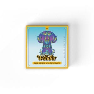 Wonder - Blue Meanies Chocolate Bar - Milk Chocolate | Mushroom Gummies Canada