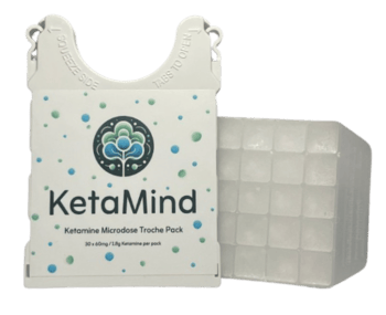 KetaMind – Ketamine Microdose Troche – (30x60mg) | Mushroom Gummies Canada